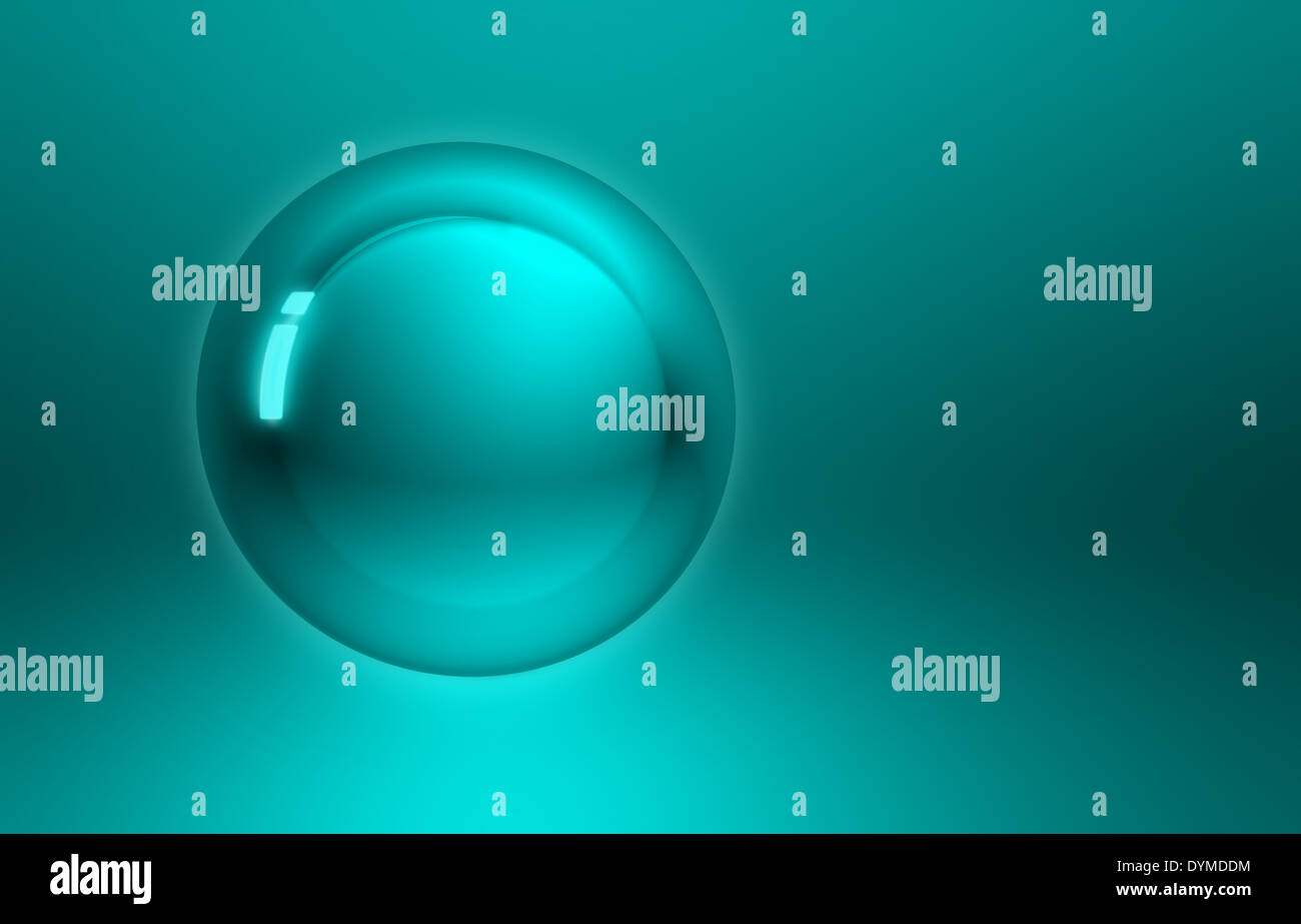 blue green button sphere abstract background with copyspace Stock Photo ...