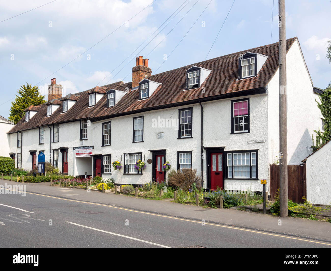 Livingstone Cottages in the High Street Chipping Ongar where David