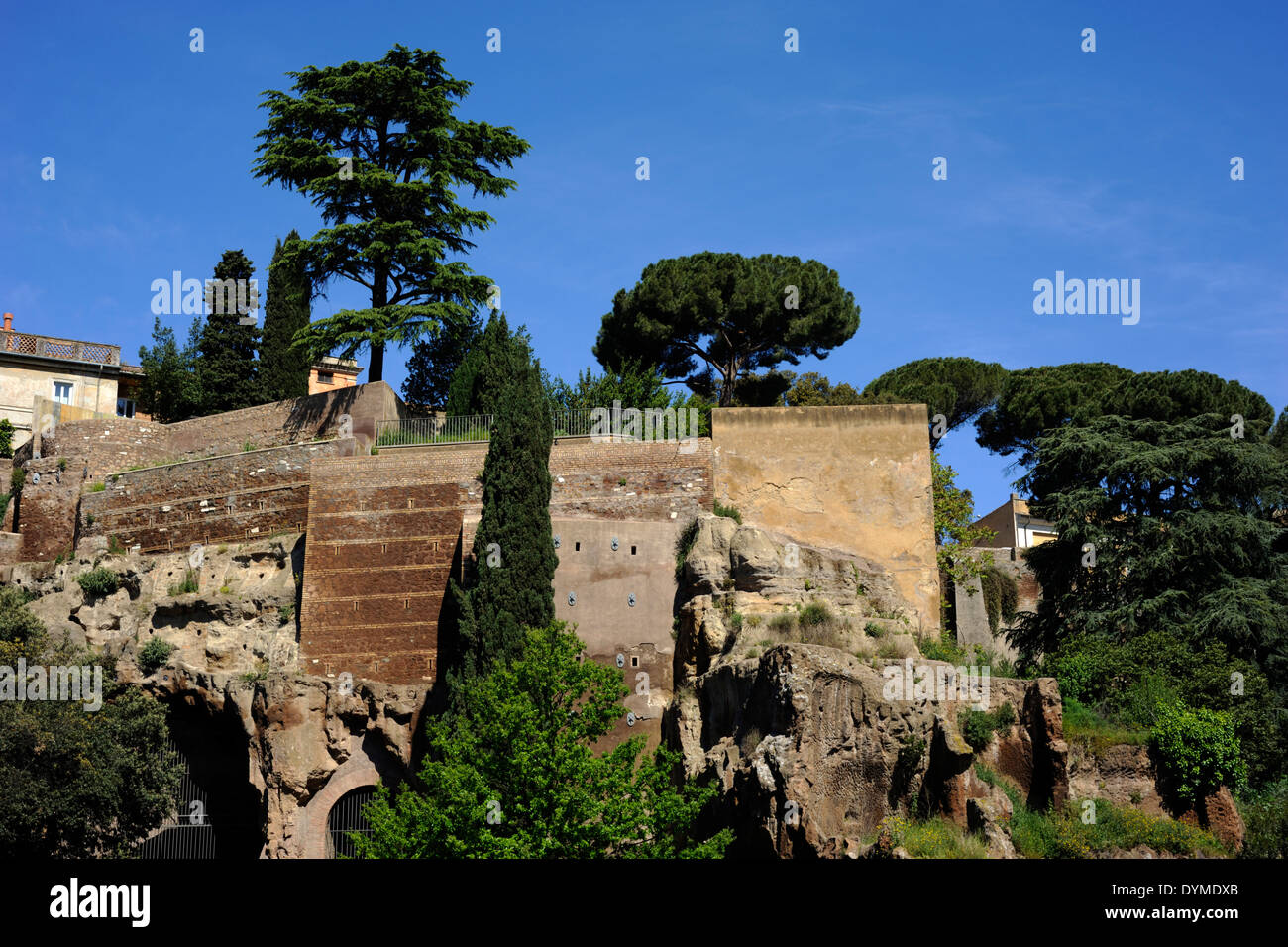 Italy, Rome, Rupe Tarpea, Tarpeian Rock Stock Photo