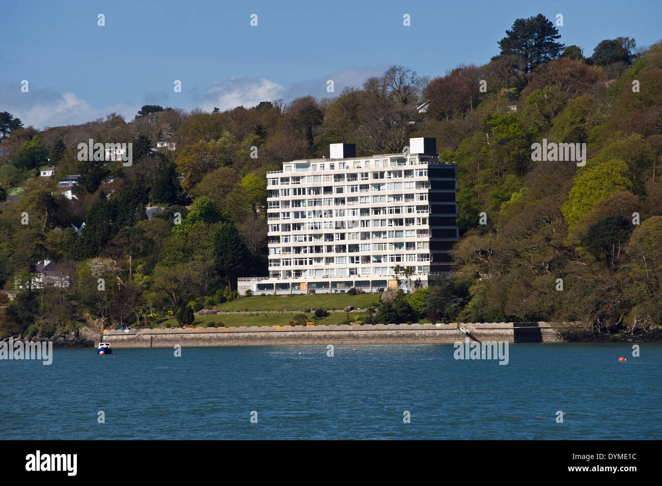 Glyn Garth Court, Menai Bridge block of luxury apartments overlooking