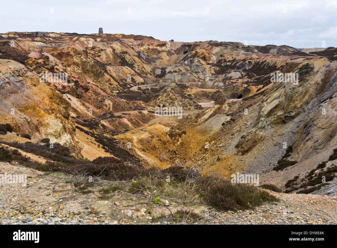 Parys Mountain copper mine started in the Bronze Age near Amlwch on