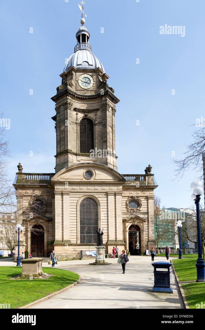 The Cathedral Church of St Phillip in Birmingham City Centre UK Stock Photo