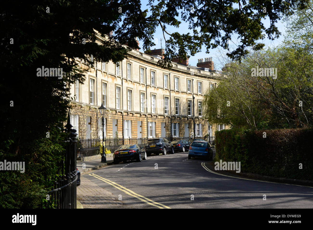 Houses in the Crescent, Park Town, North Oxford Stock Photo Alamy
