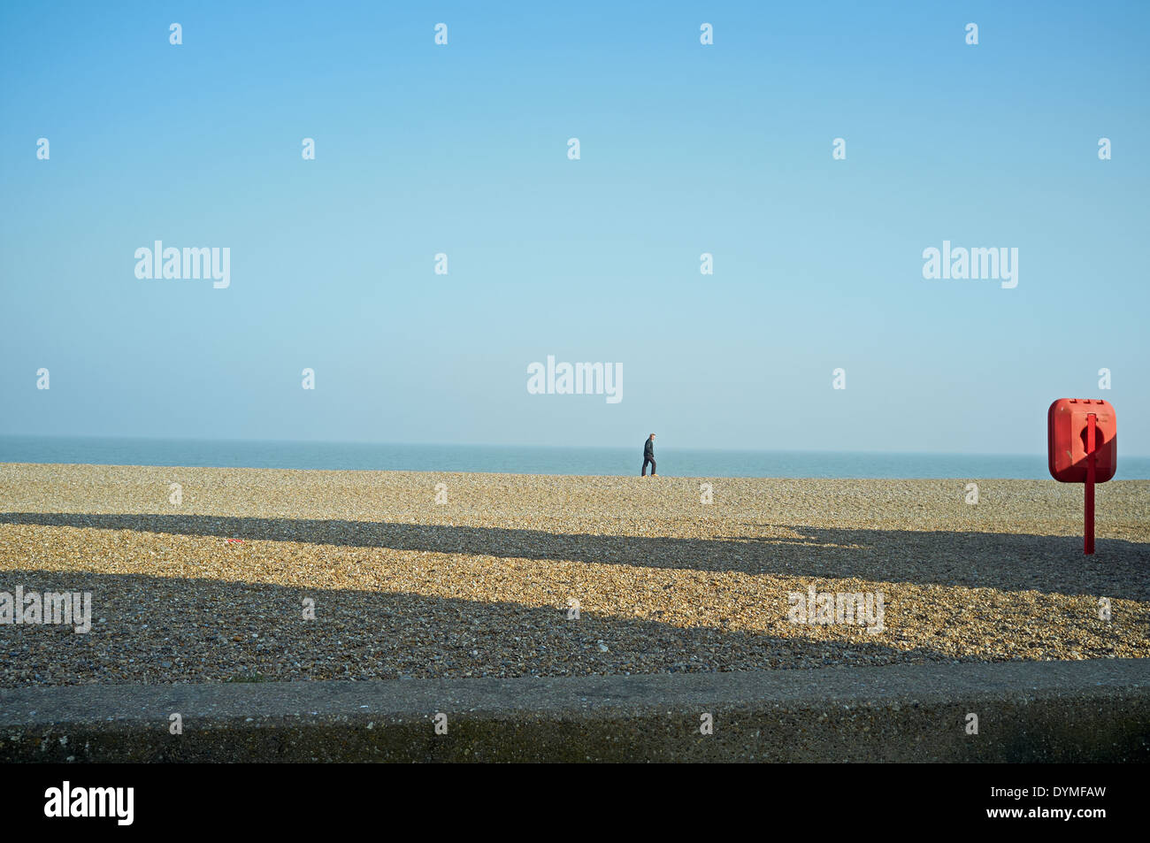 Aldeburgh beach, Suffolk, UK. Stock Photo