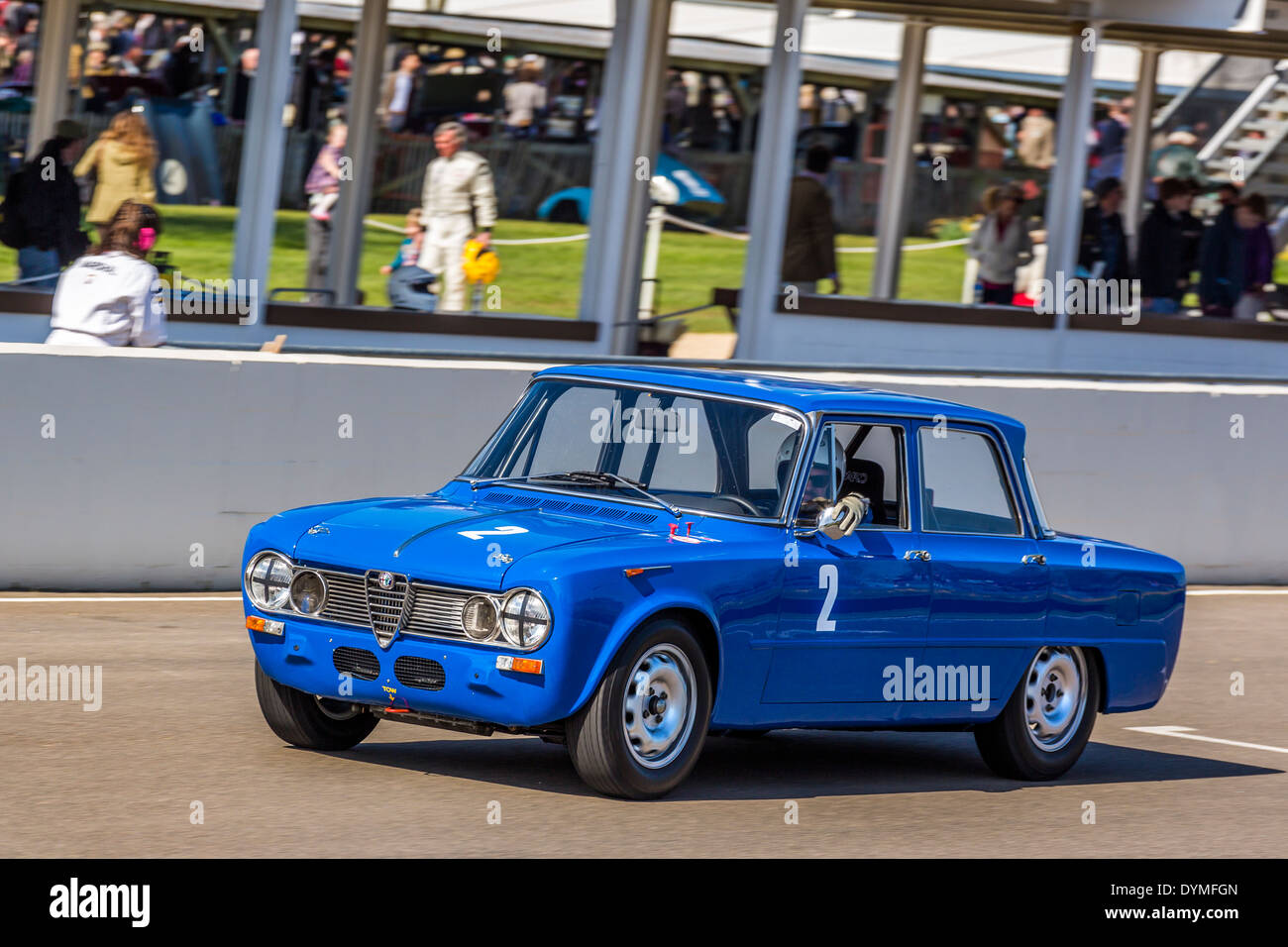 1964 Alfa Romeo Giulia Ti Super With Driver Robert Barrie Sears Stock Photo Alamy