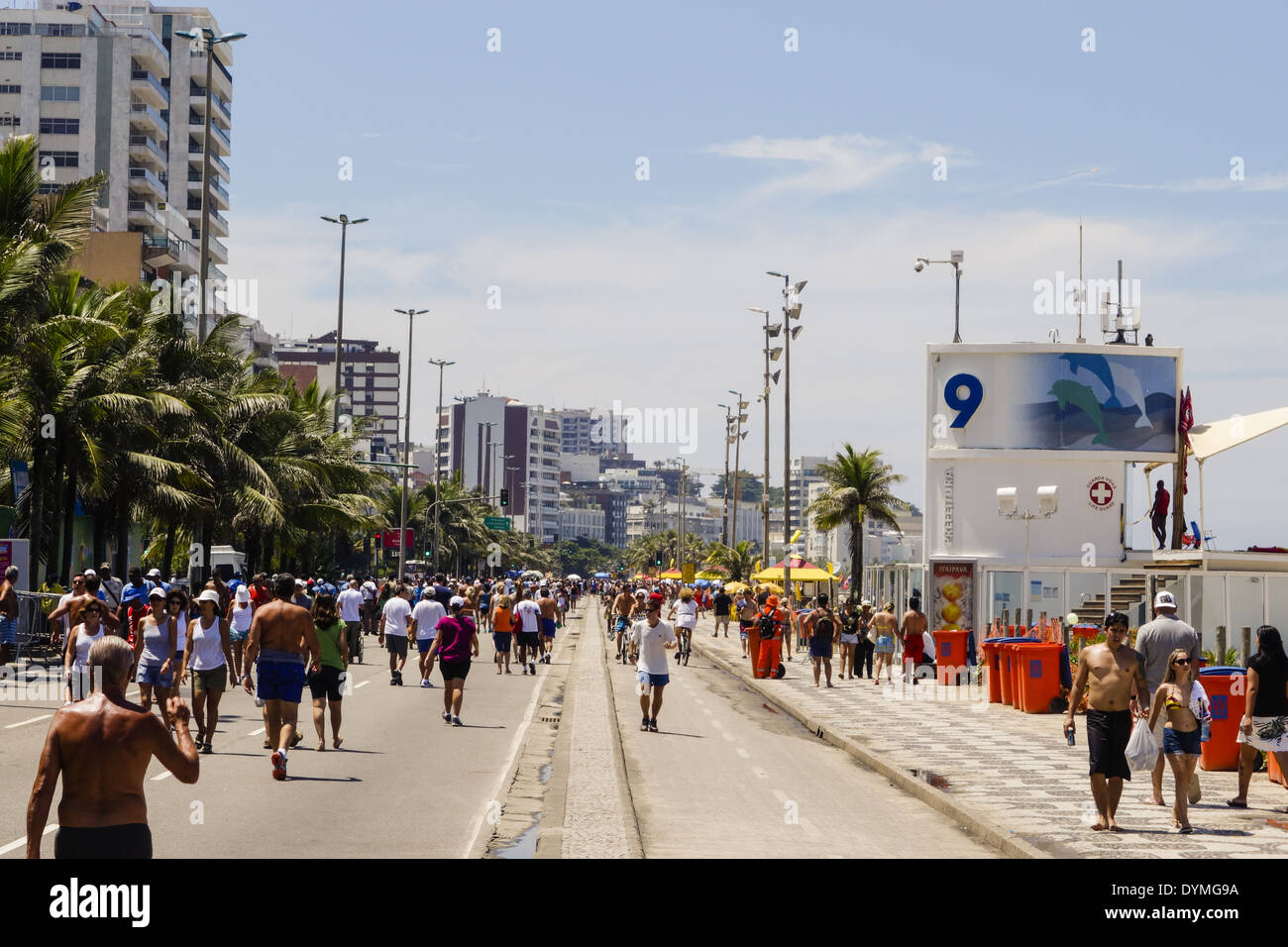 Rio de Janeiro, Ipanema Beach, Posto 9, Brazil Stock Photo - Alamy