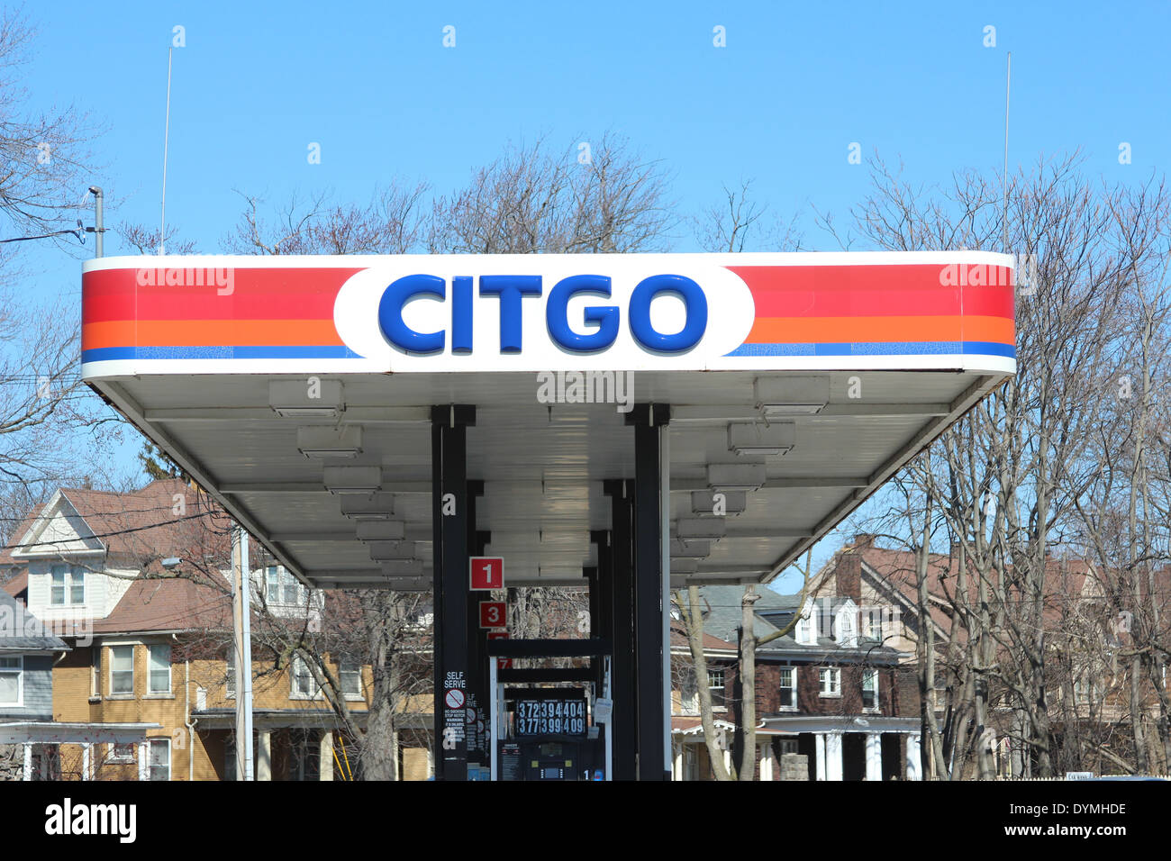 Citgo gas station Stock Photo