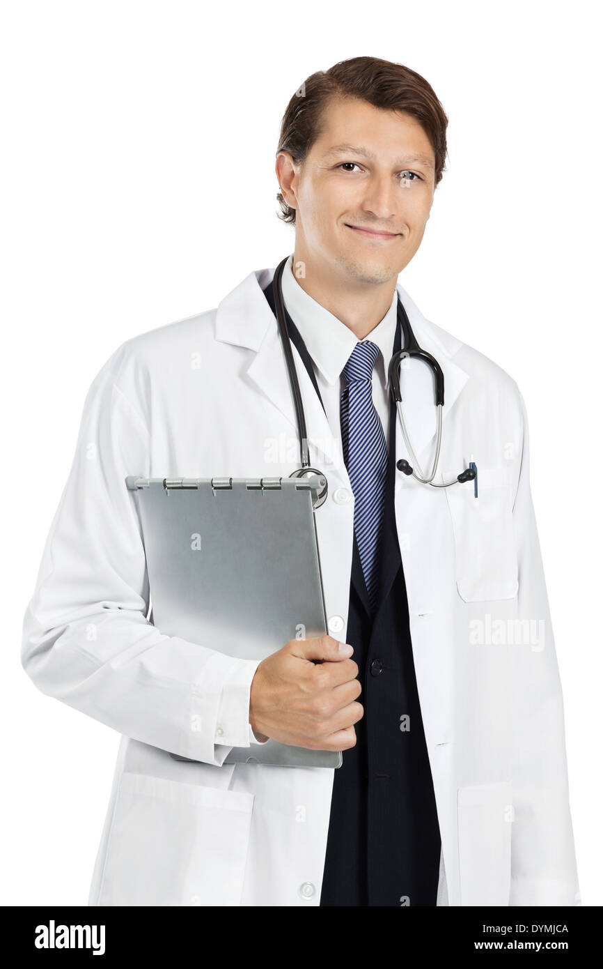 Photo confident handsome doctor hi-res stock photography and images - Alamy