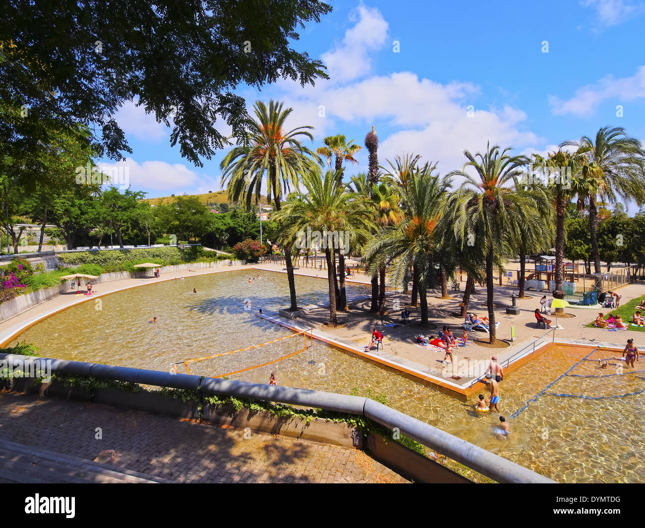 Parc de la Creueta del Coll in Barcelona, Catalonia, Spain Stock Photo