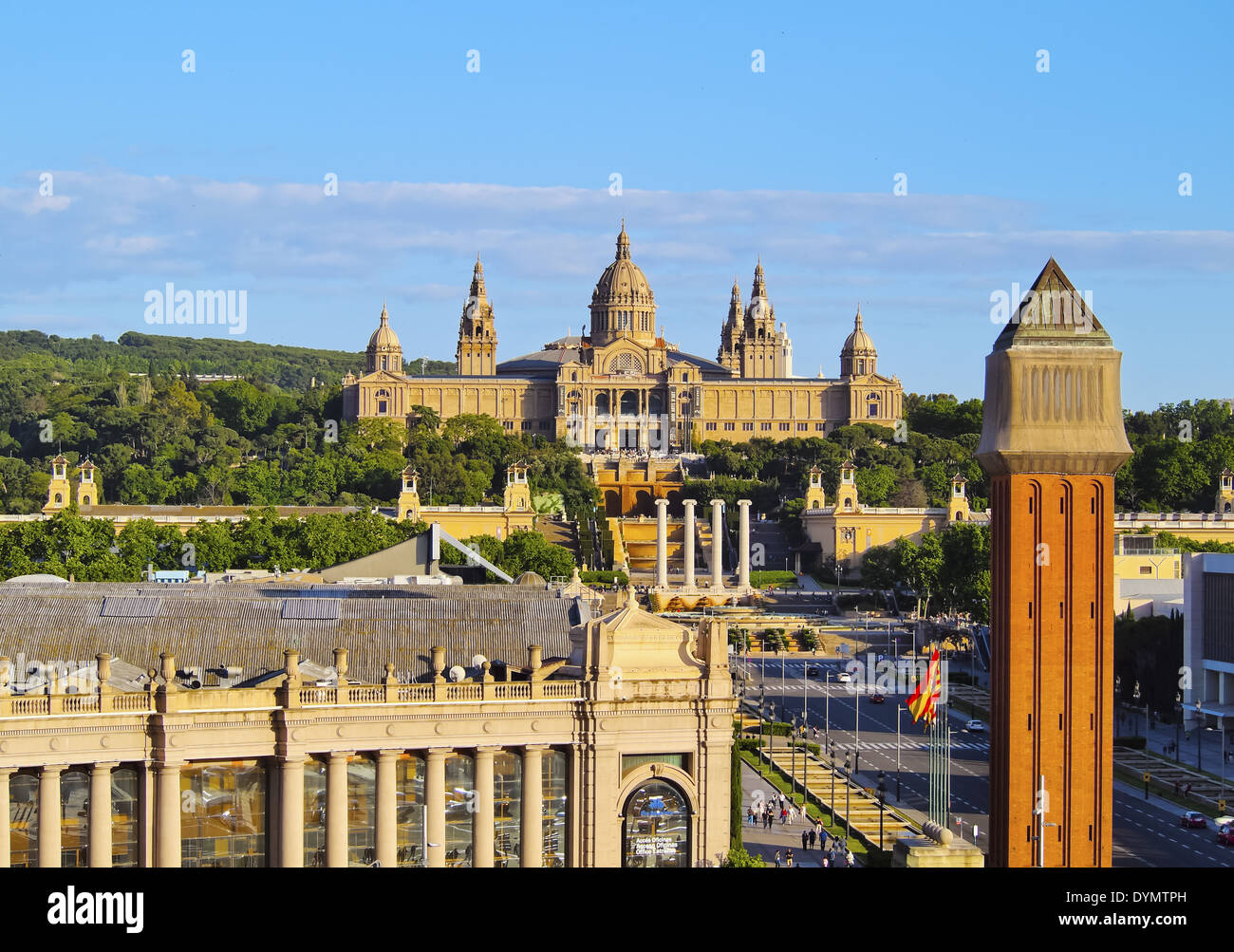 MNAC - National Museum of Art in Barcelona, Catalonia, Spain Stock Photo