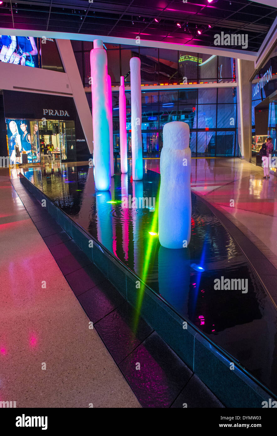 The Crystals mall in Las Vegas strip Stock Photo Alamy