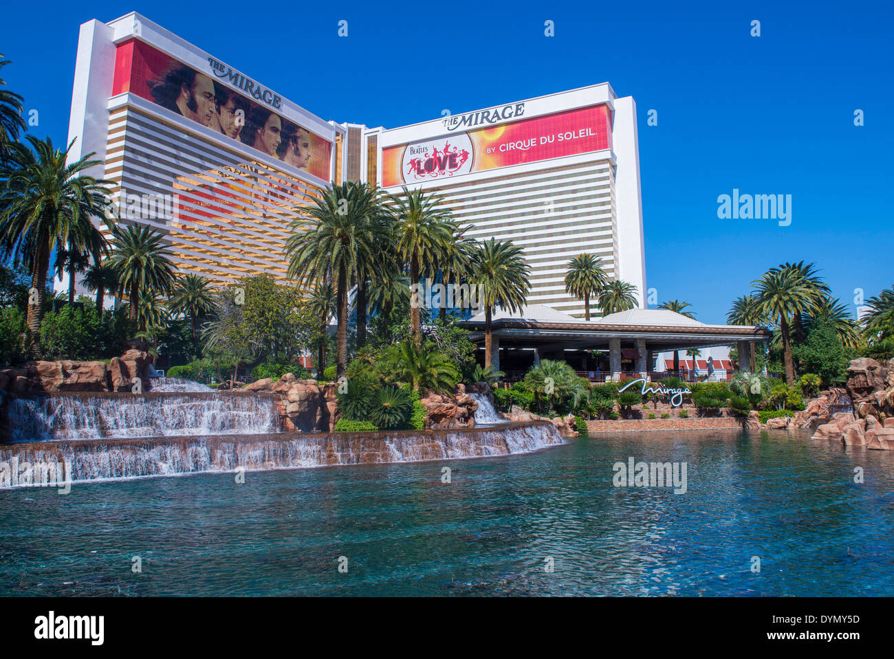 The Mirage Hotel in Las Vegas Stock Photo Alamy