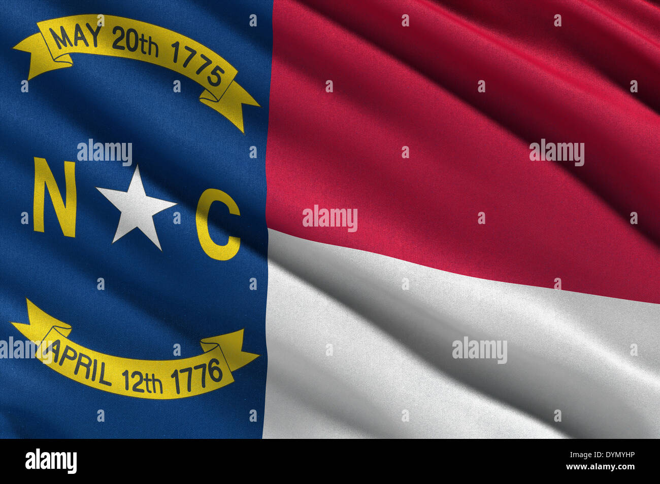 US state flag of North Carolina Stock Photo - Alamy