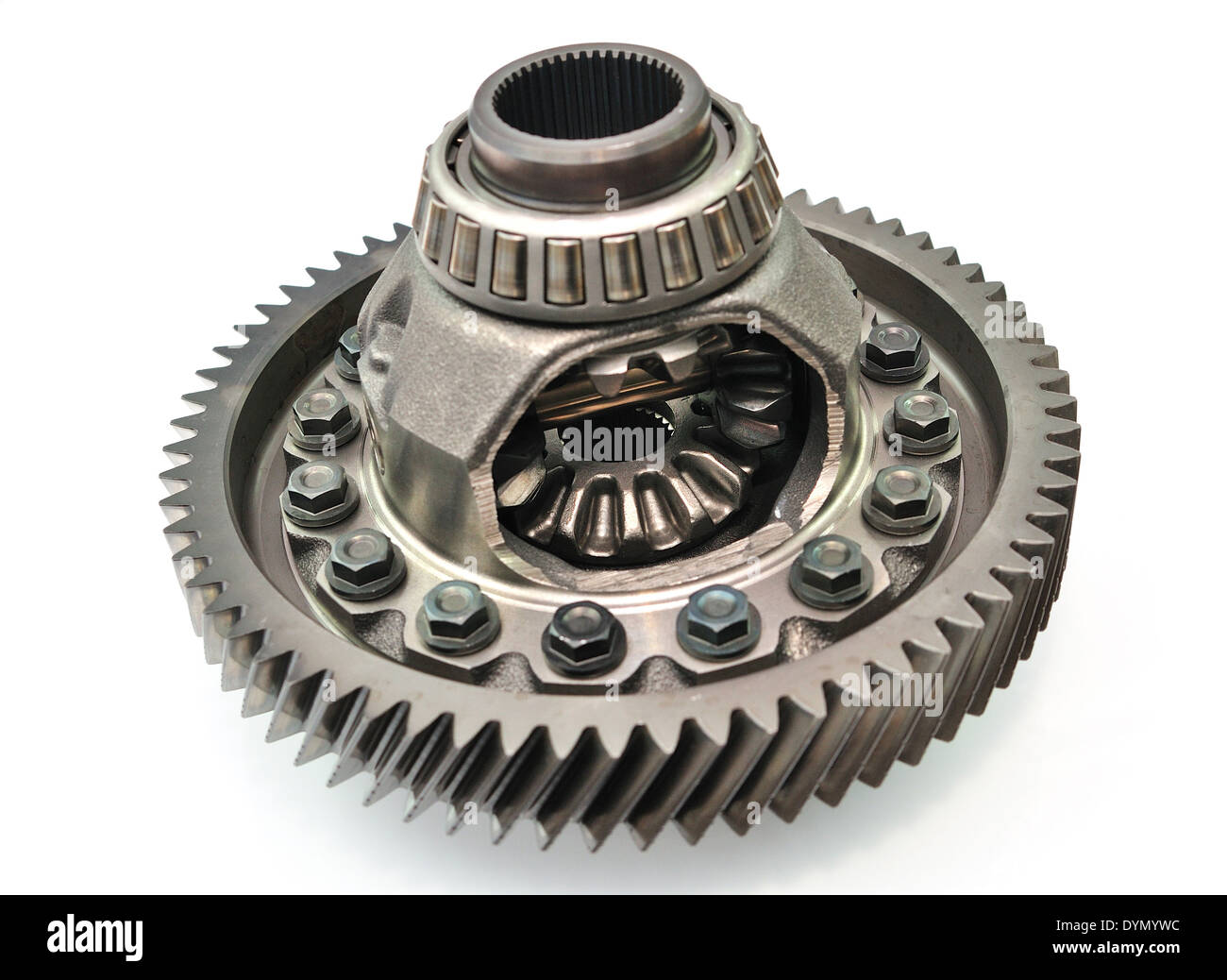 Car gear box differential on white background Stock Photo Alamy