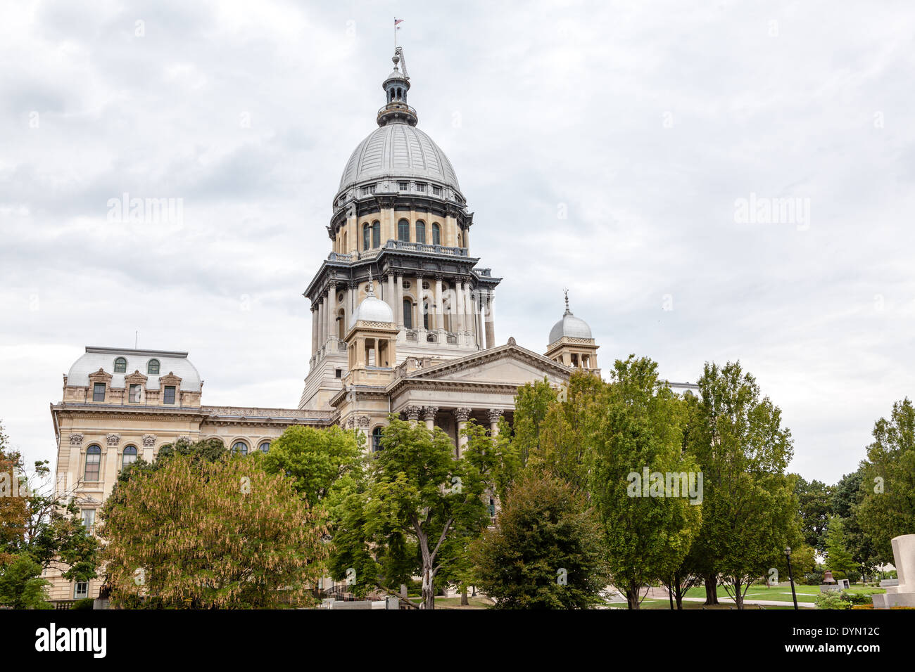Illinois State Capitol Building Stock Photo