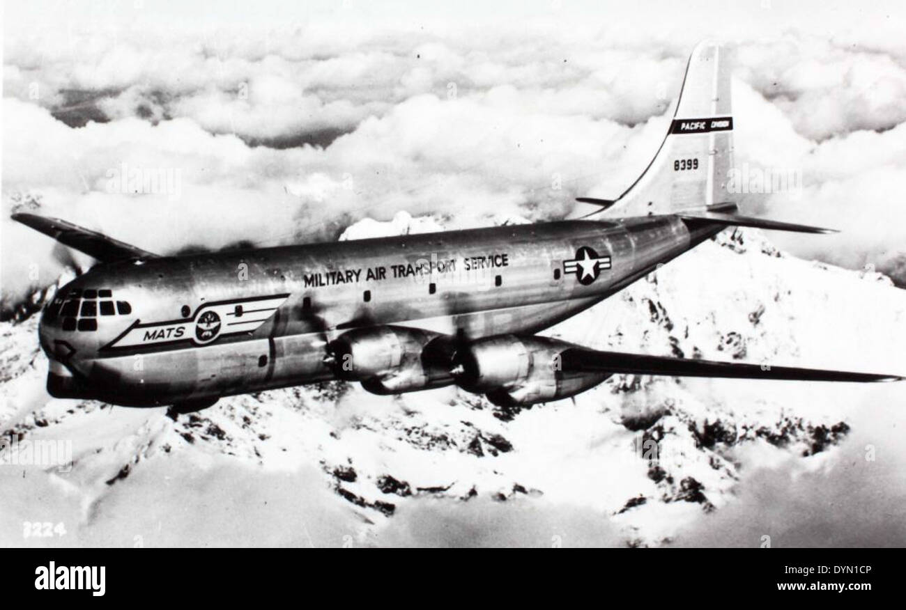 Boeing C-97A Stratofreighter Stock Photo