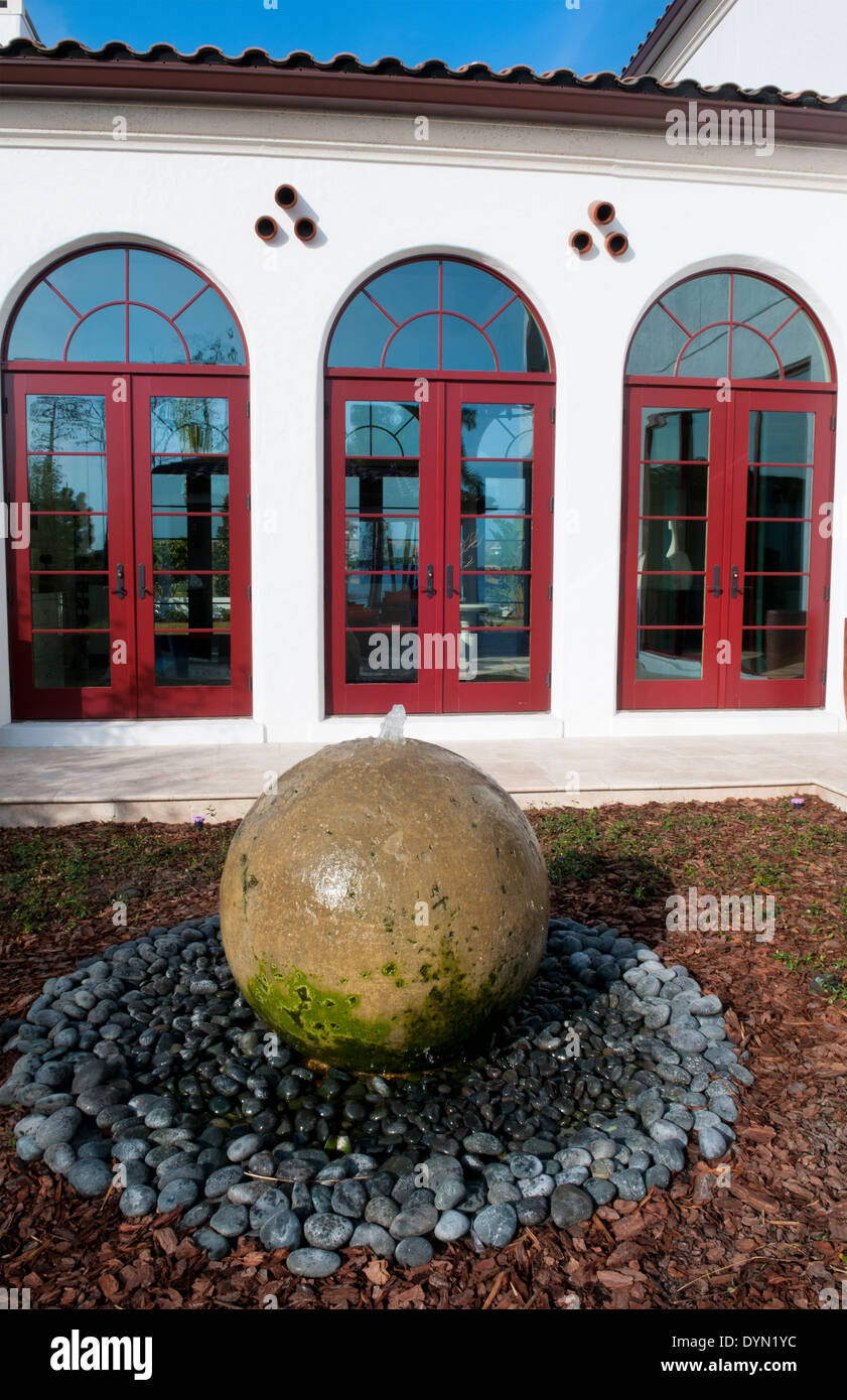 Gallery Detail: Beautiful Landscape Design Behind Luxury Upscale Home In Windermere