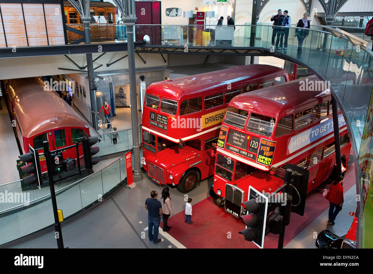 London Transport Museum In Covent Garden. Stock Photo