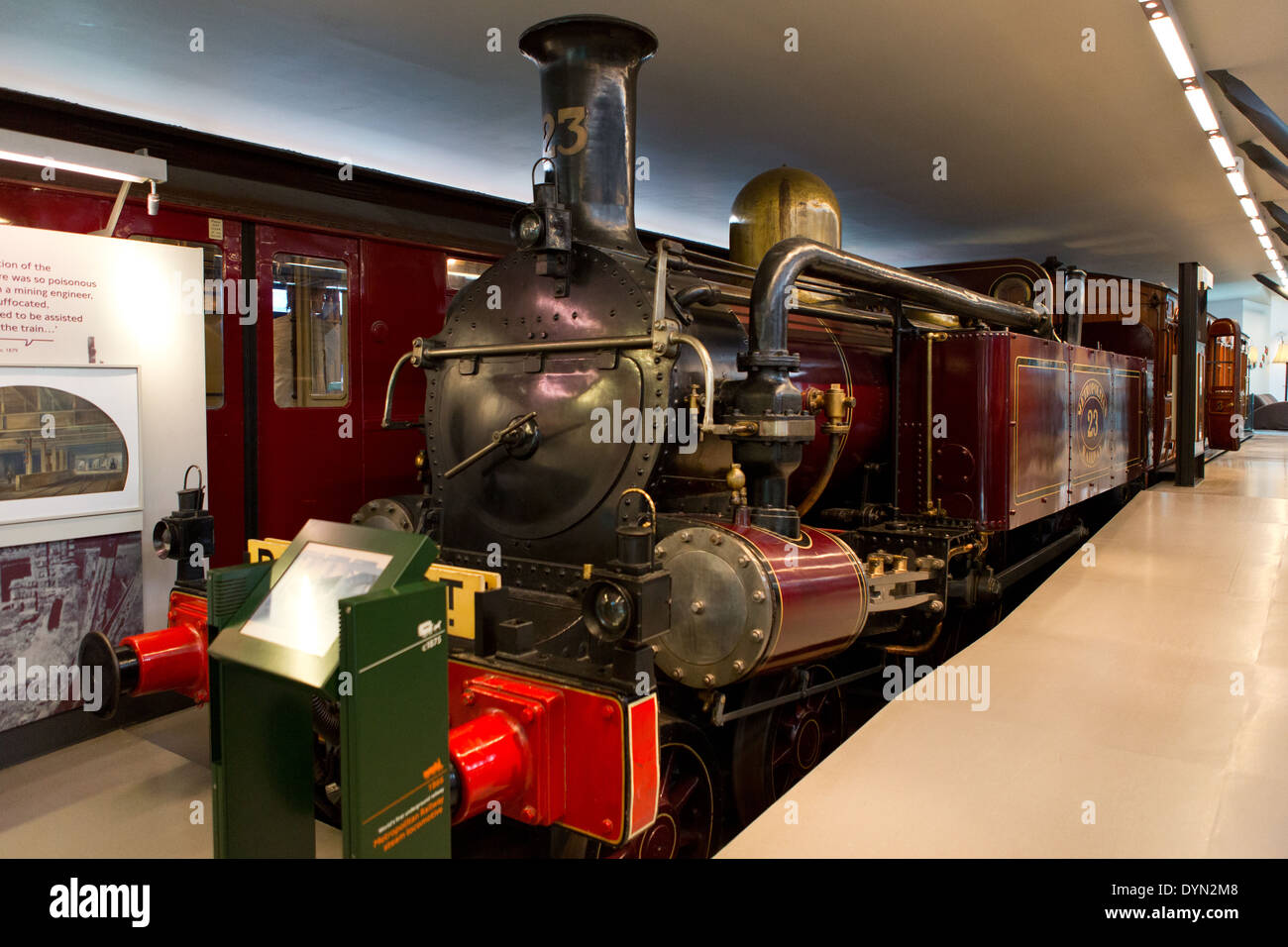 London Transport Museum In Covent Garden. Stock Photo