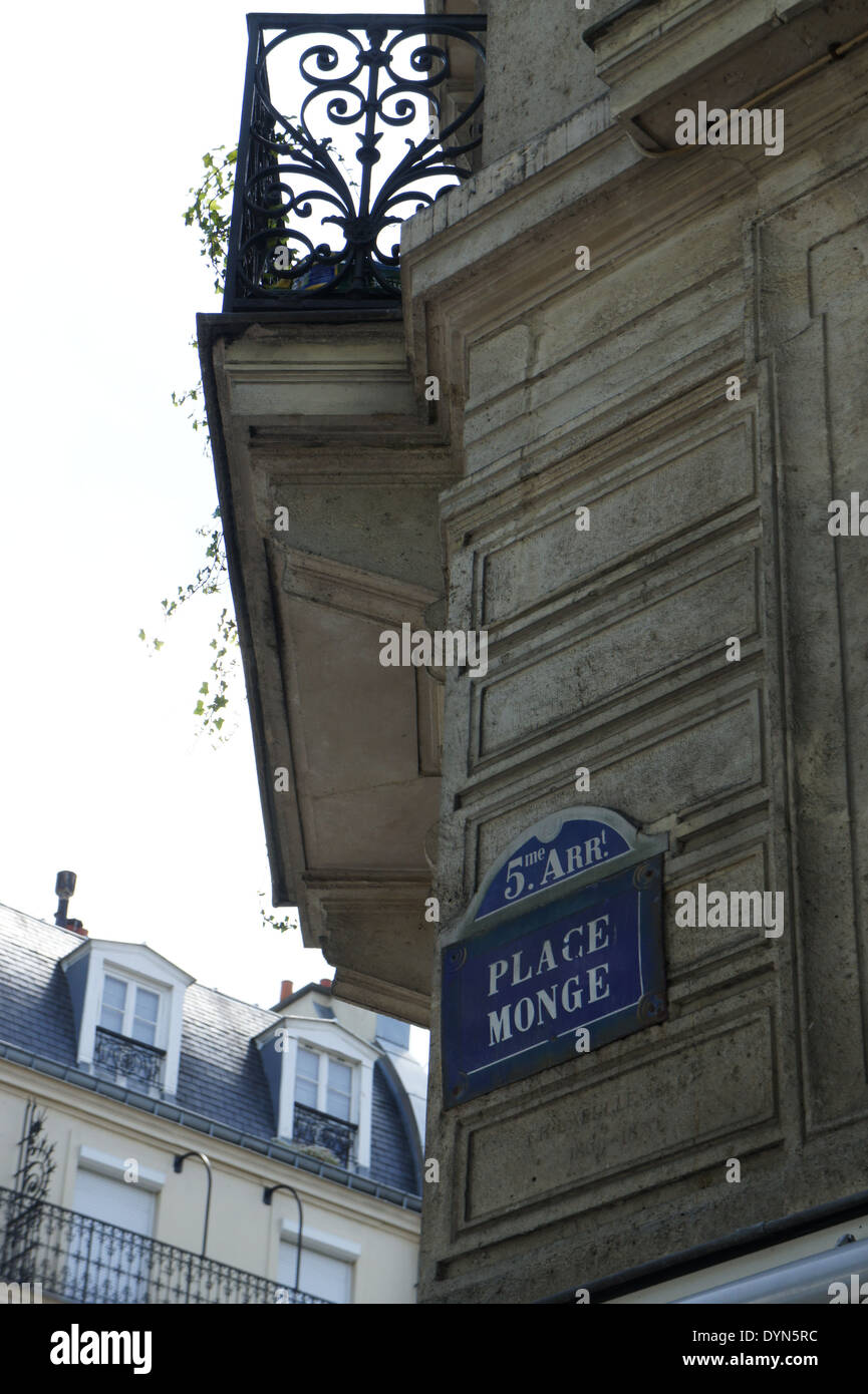 Place Monge sign in Paris, France Stock Photo Alamy Place Monge sign in Paris, France Stock Photo Alamy