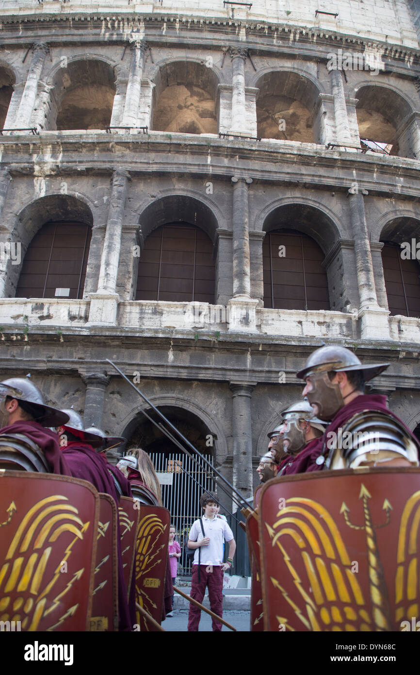 Birthday of Rome - Celebration and pageant Stock Photo - Alamy