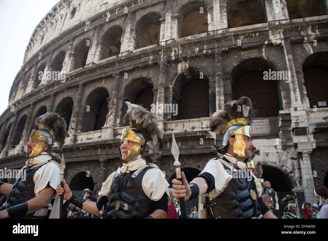 Birthday of Rome - Celebration and pageant Stock Photo - Alamy