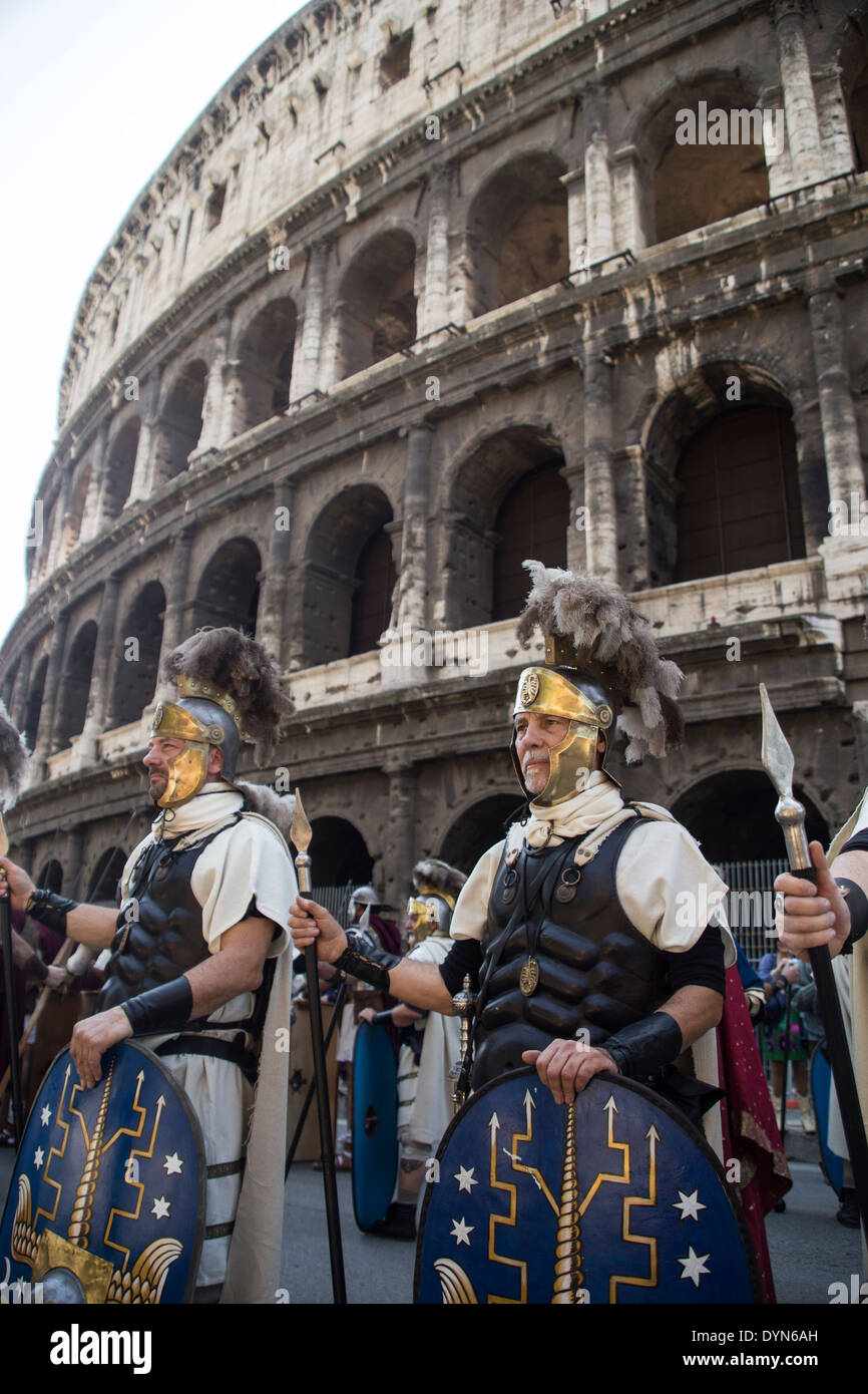 Birthday of Rome - Celebration and pageant Stock Photo - Alamy