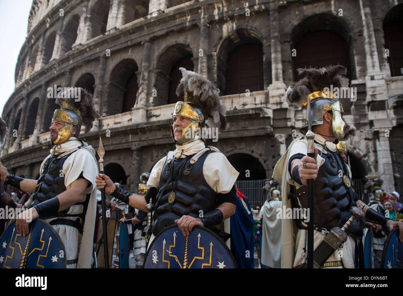 Birthday of Rome - Celebration and pageant Stock Photo - Alamy