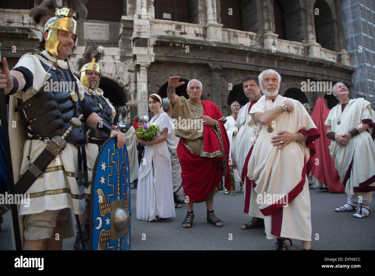Birthday of Rome - Celebration and pageant Stock Photo - Alamy