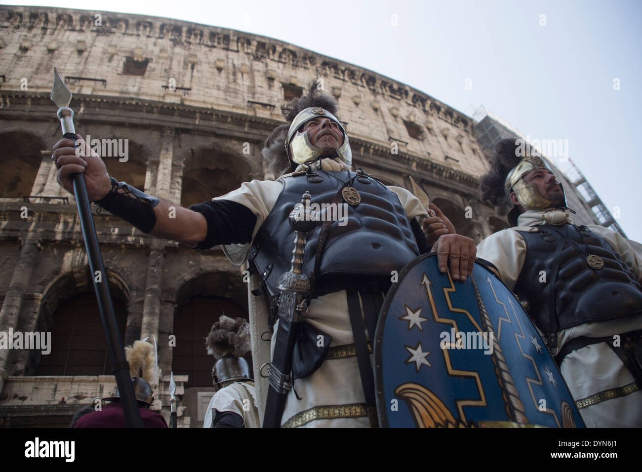 Birthday of Rome - Celebration and pageant Stock Photo - Alamy