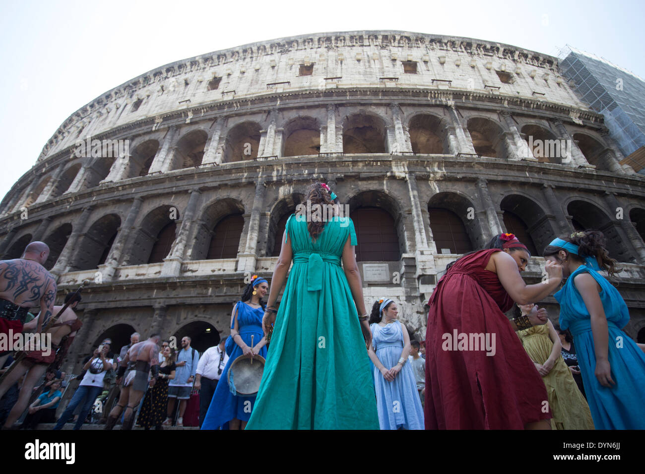 Birthday of Rome - Celebration and pageant Stock Photo - Alamy