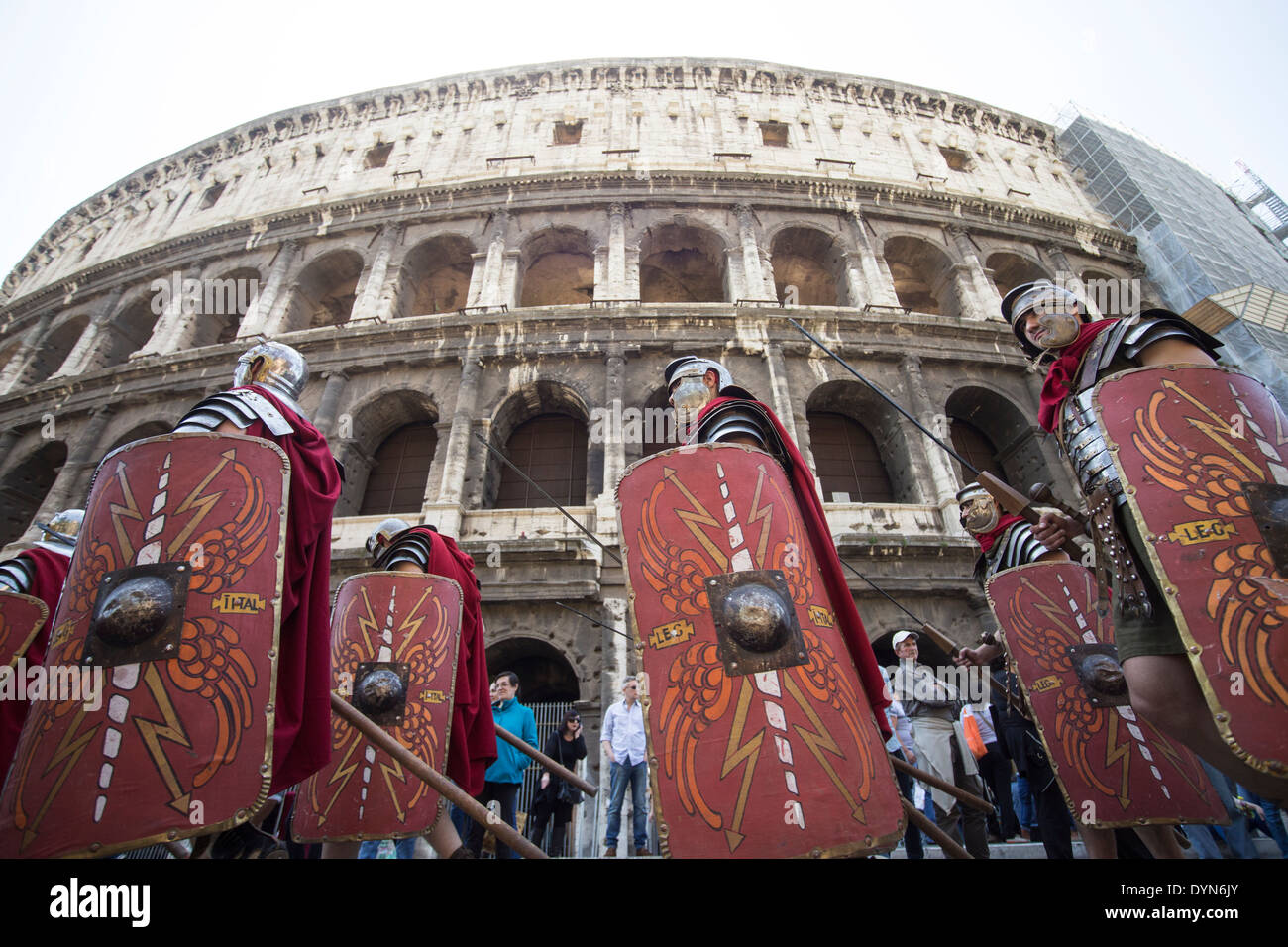 Birthday of Rome - Celebration and pageant Stock Photo - Alamy