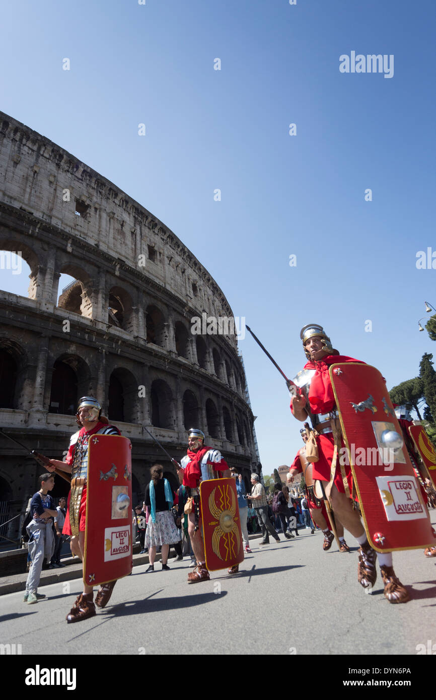 Birthday of Rome - Celebration and pageant Stock Photo - Alamy
