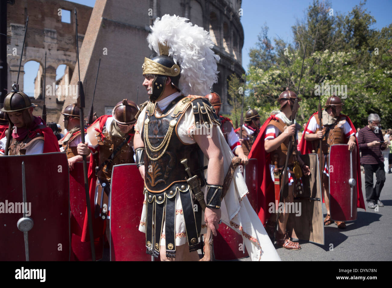 Celebration of 2767° Rome's birthday Stock Photo Alamy