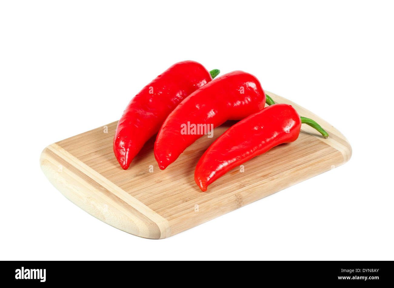 Red hot chili pepper isolated on a white background Stock Photo - Alamy