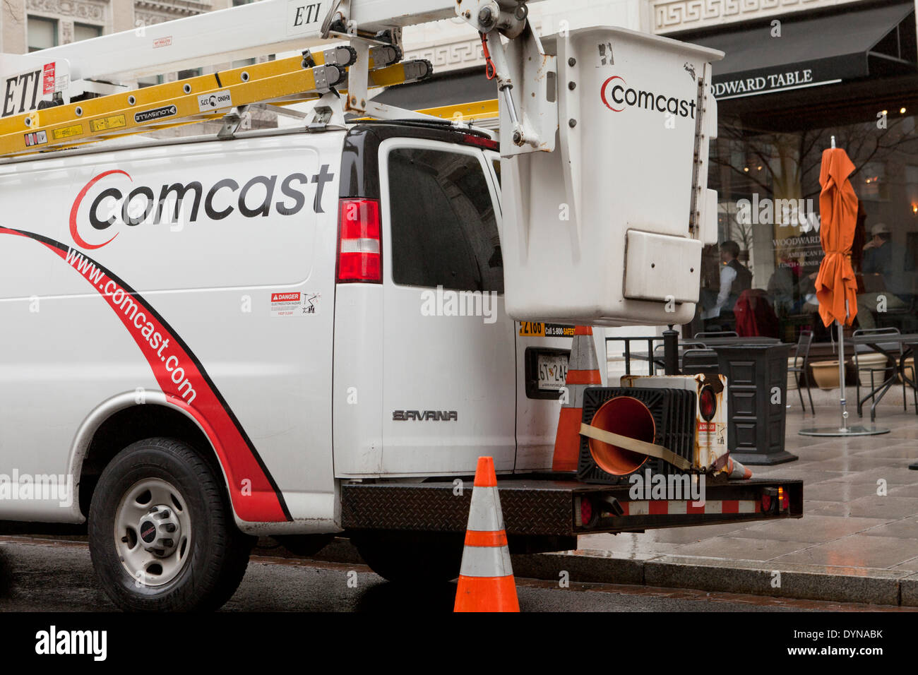 Comcast Cable service van Washington - Comcast Cable Service Van Washington Dc Usa DYNABK 