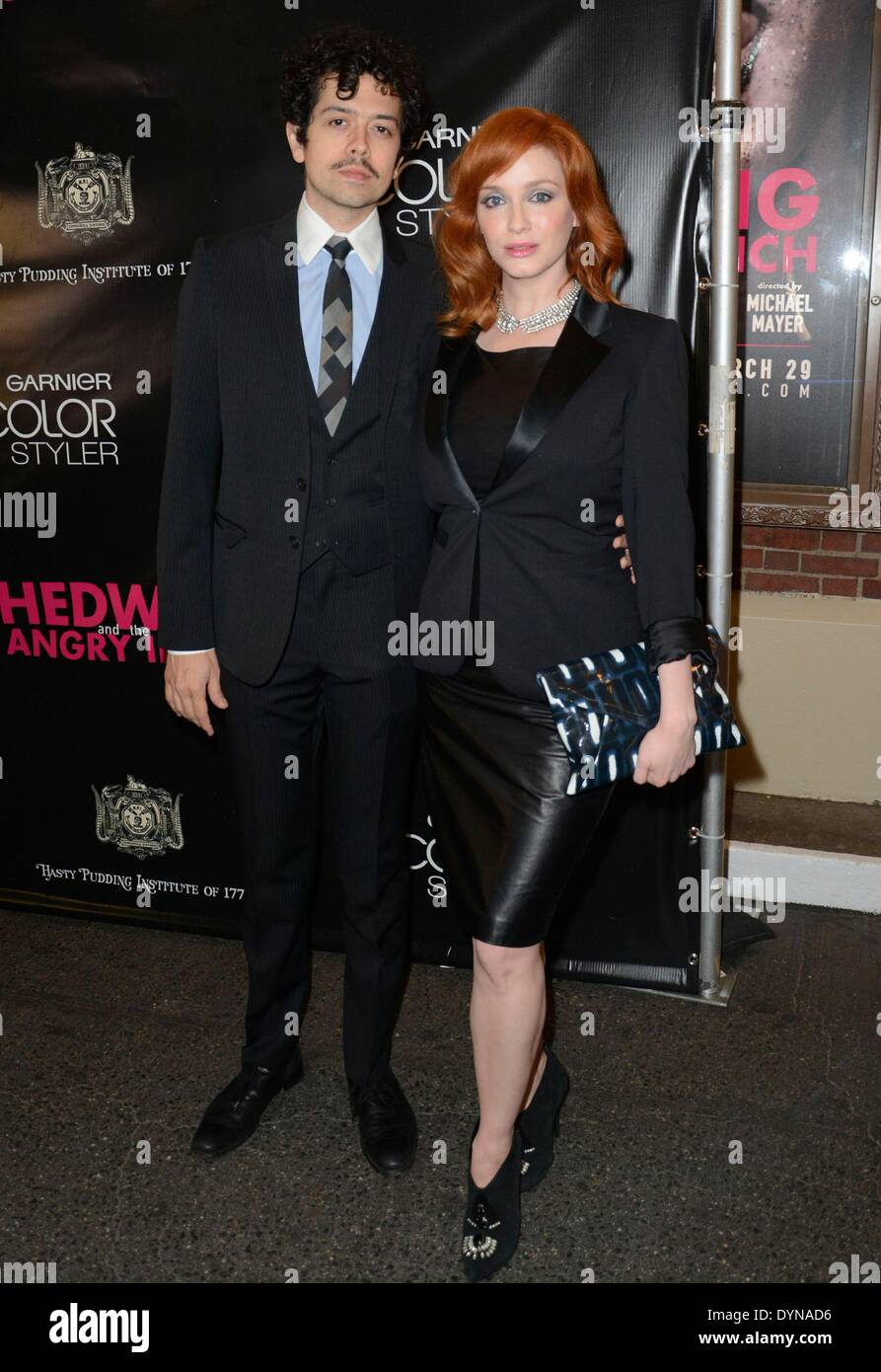 New York, NY, USA. 22nd Apr, 2014. Geoffrey Arend, Christina Hendricks