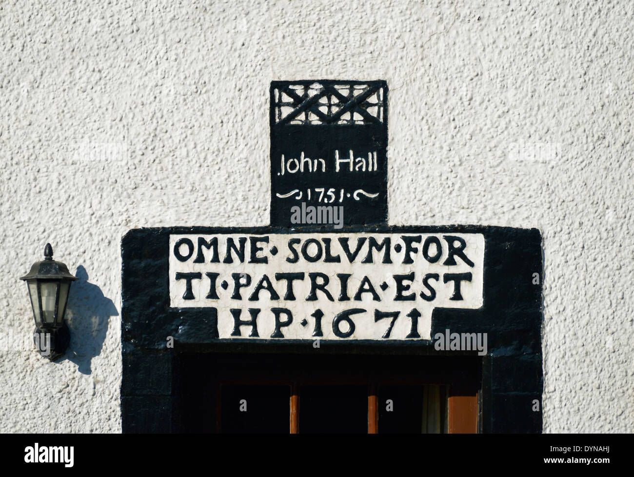 Date stones. 17th. century house. Bridge End, Kemplay Bank, Eamont