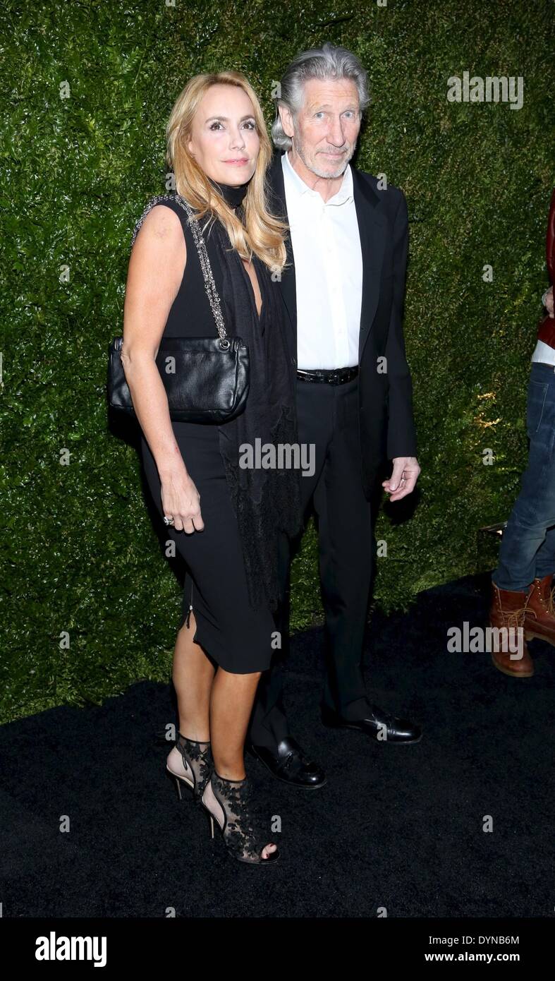 New York, NY, USA. 22nd Apr, 2014. Laurie Durning, Roger Waters at arrivals for 9th Annual Tribeca Film Festival Artists Dinner Hosted by Chanel, Balthazar Restaurant, New York, NY April 22, 2014. Credit:  Andres Otero/Everett Collection/Alamy Live News Stock Photo