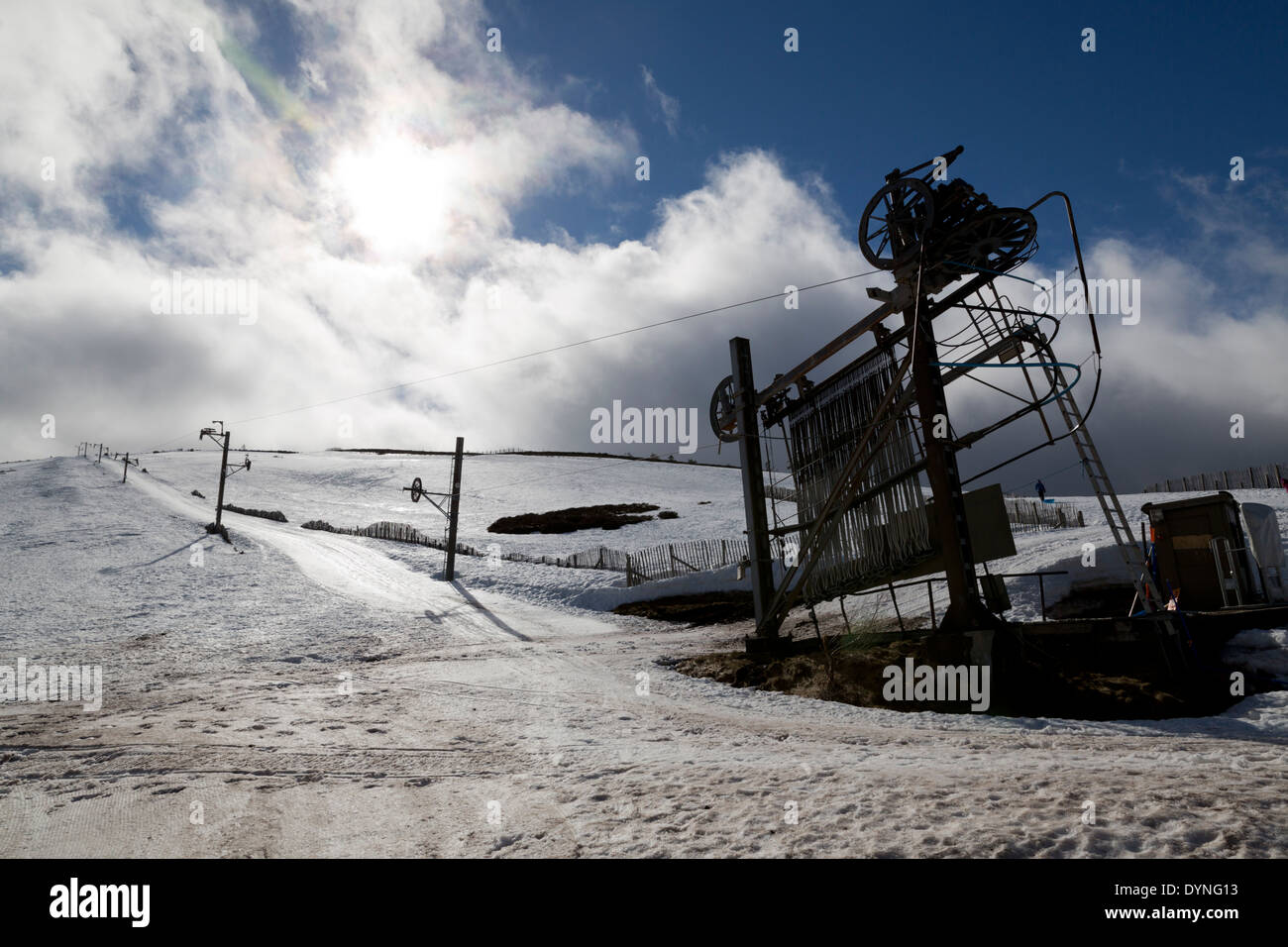Cairngorm Mountain; near Ski Centre; Scotland; UK Stock Photo