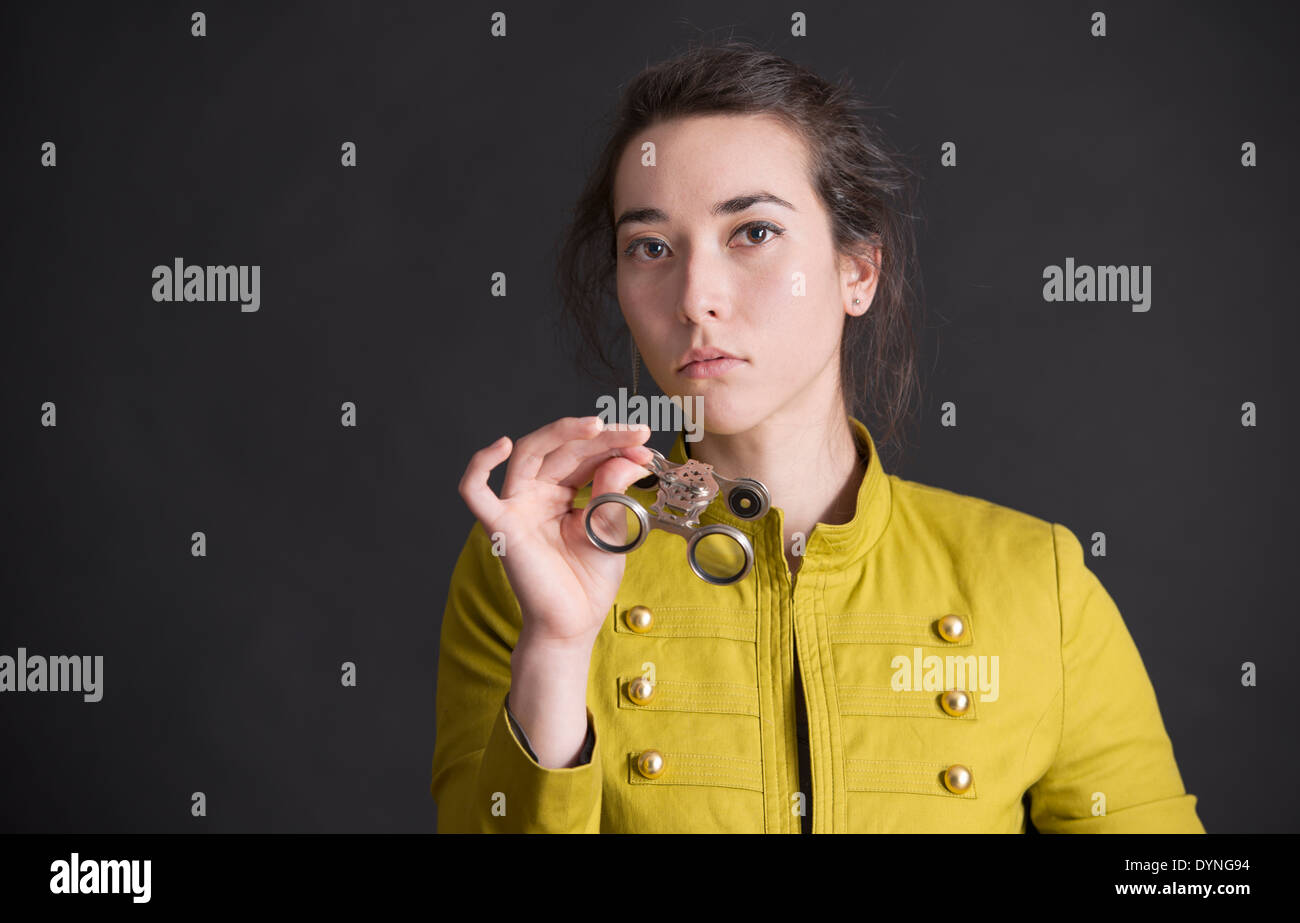 Theater binoculars women hires stock photography and images Alamy