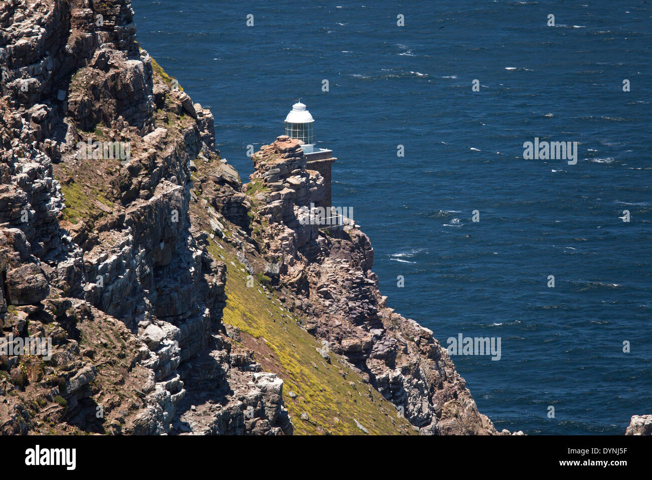 Cape of Good Hope Lighthouse, Cape Point, Cape Town, Western Cape, South Africa Stock Photo