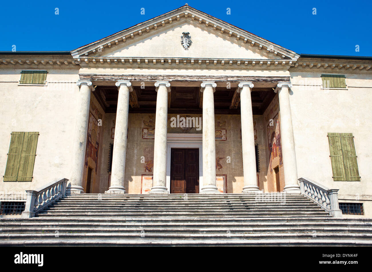 Italy,Veneto, Fratta Polesina, the Villa Badoer, architect Andrea Palladio Stock Photo