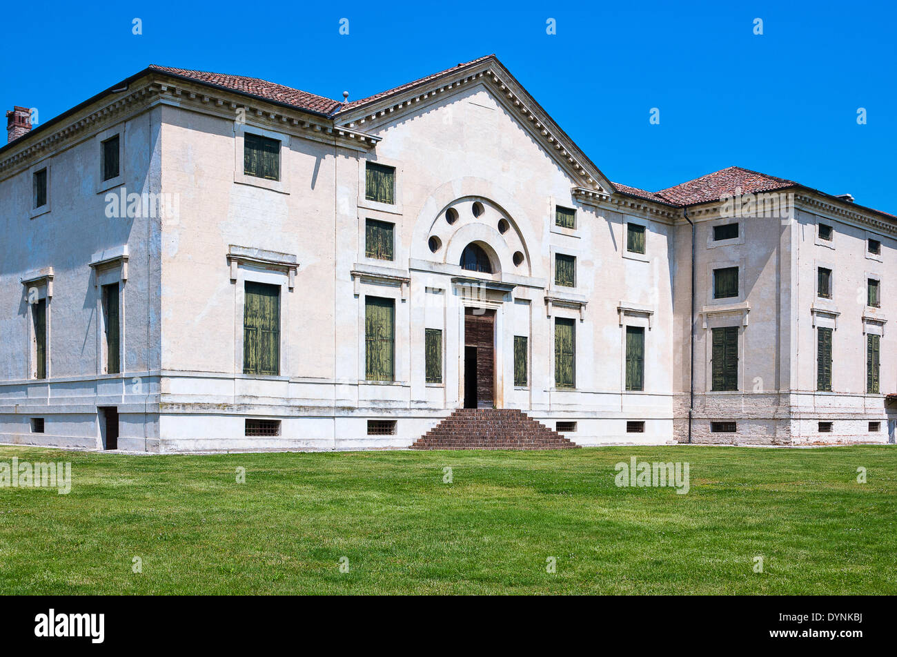 Italy,Veneto,Pojana Maggiore, the Villa Pojana, architect Andrea Palladio Stock Photo