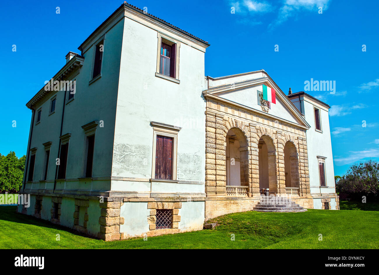 Italy,Veneto, Bagnolo di Lonigo, Villa Pisani, architect Andrea Palladio. Stock Photo