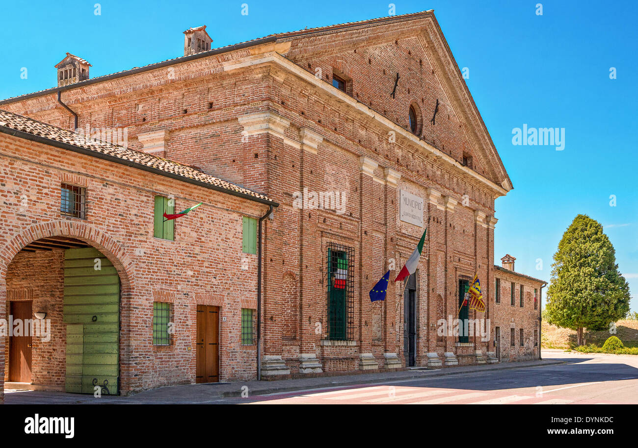 Italy,Veneto, Quinto Vicentino, Villa Thiene, architecture Andrea Palladio. Today the Town Hall Stock Photo
