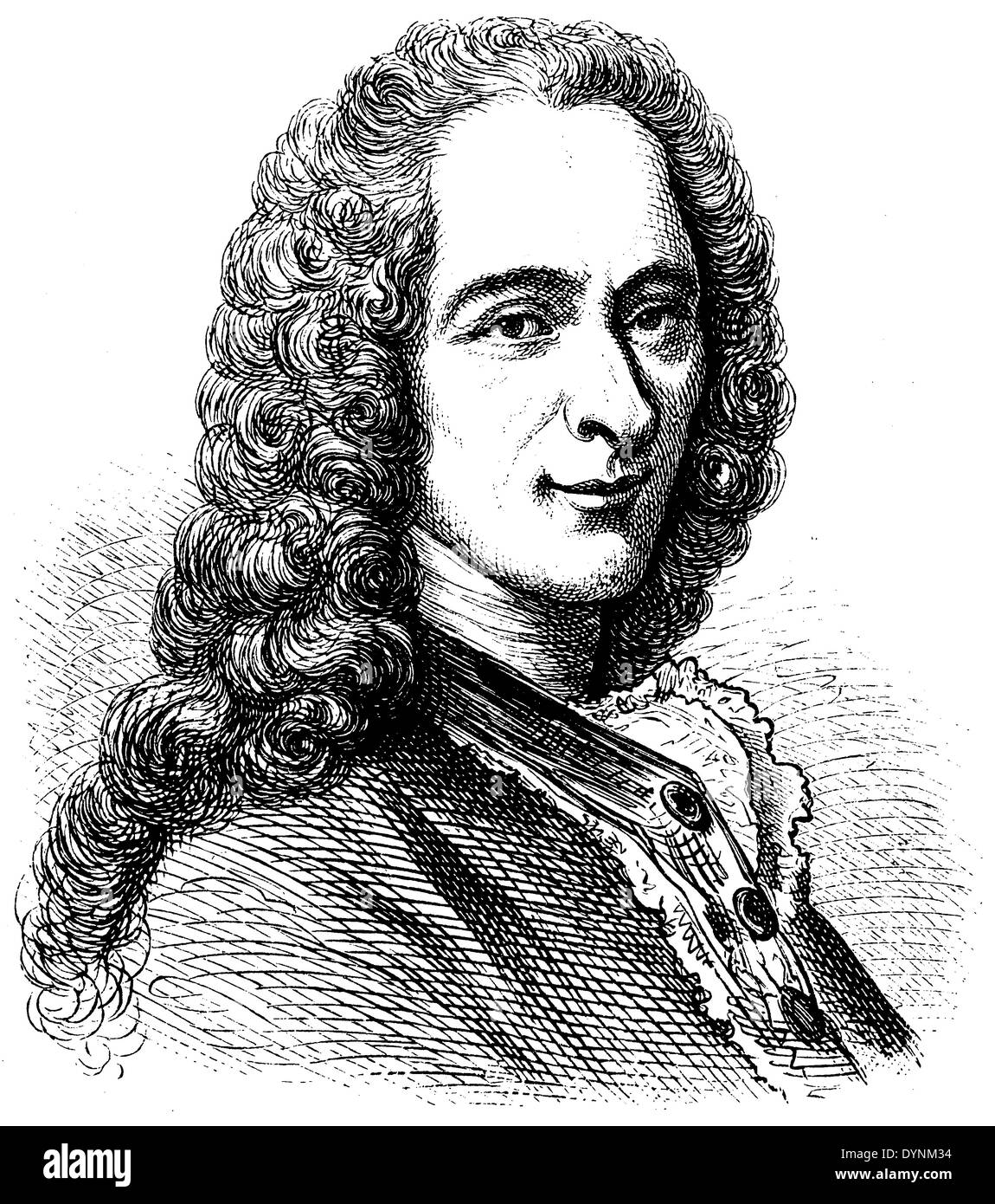 Drawing of voltaire 1694 1778 hi-res stock photography and images - Alamy