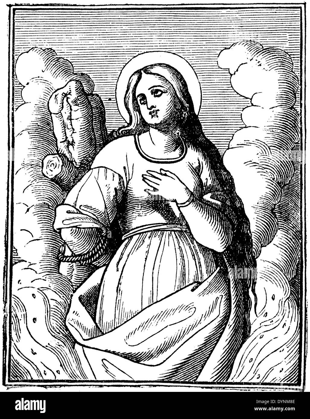 St. Afra, martyr Stock Photo Alamy