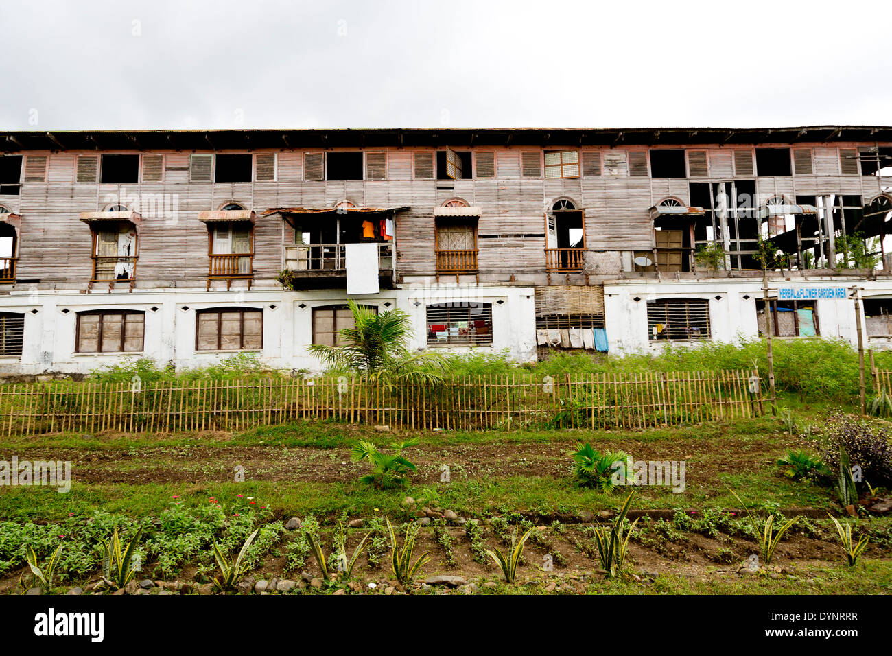 Old Building of the Iwahig Prison and Penal Farm in Puerto Princesa, Palawan, Philippines Stock Photo