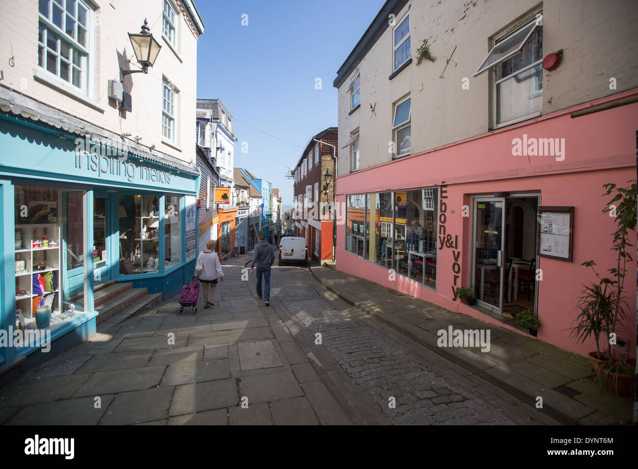 General view of the Cultural Centre High Street of Folkestone in the UK Stock Photo